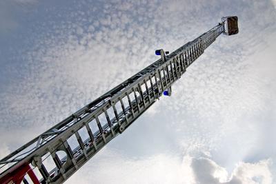 Ladder of a fire engine II
