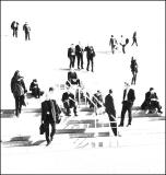 People on stairs - Hannover