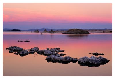 5040 Pink Sunset Reflections Mono Lake