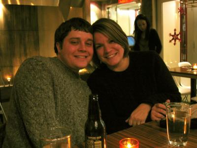 Philip & Kelly in NYC, Dec. 2004