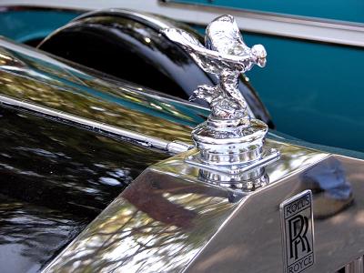1939 Rolls Royce Wraith - Goddess of Extacy hood ornament
