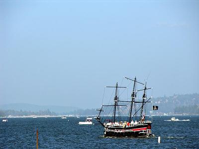 Pirate ship on Big Bear Lake?