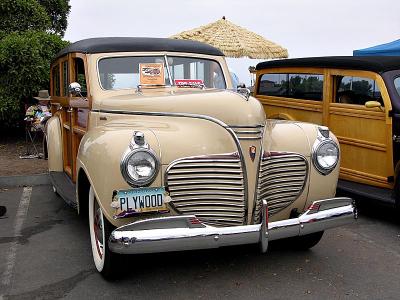 1941 Plymouth Special Deluxe 4 door wagon - Click on photo for more info
