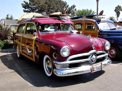 1950 Ford Country Squire 2 door wagon - Click on photo for more info