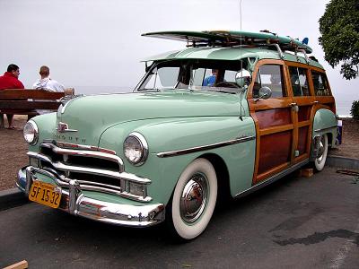 1950 Plymouth Special Deluxe 4 door wagon - Click on photo for more info