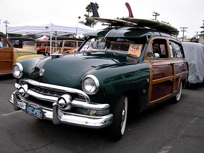 1951 Ford Country Squire 2 door wagon - Click on photo for more info