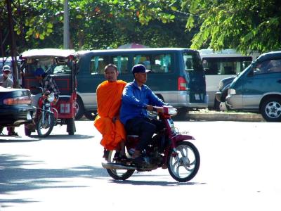 Monk on a Motobike