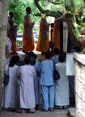 A Rare Glimpse of Monks