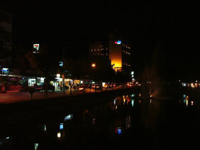 The Moat at Night