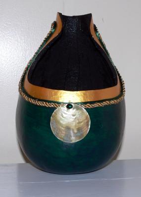 45 Teal  Gold Vase.JPG