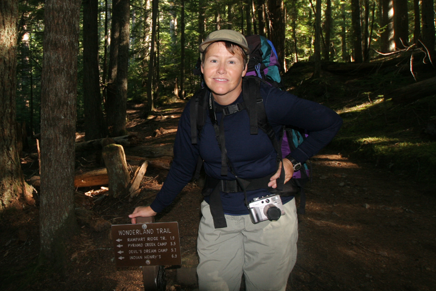 Trail junction just before Longmire