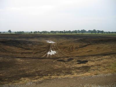 The boat cove is almost done (8/14/05)