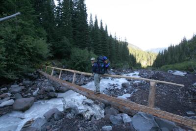 Crossing Winthrop Creek