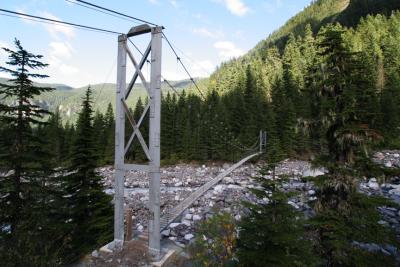 View from the west side of the bridge