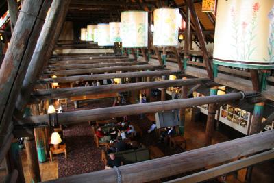 View from the balcony of the lodge