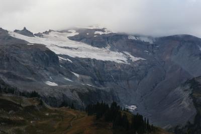 Falls creek basin below Cowlitz Park