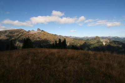 View to the ENE from the highest point on the divide