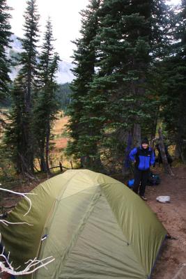Another cold evening in camp