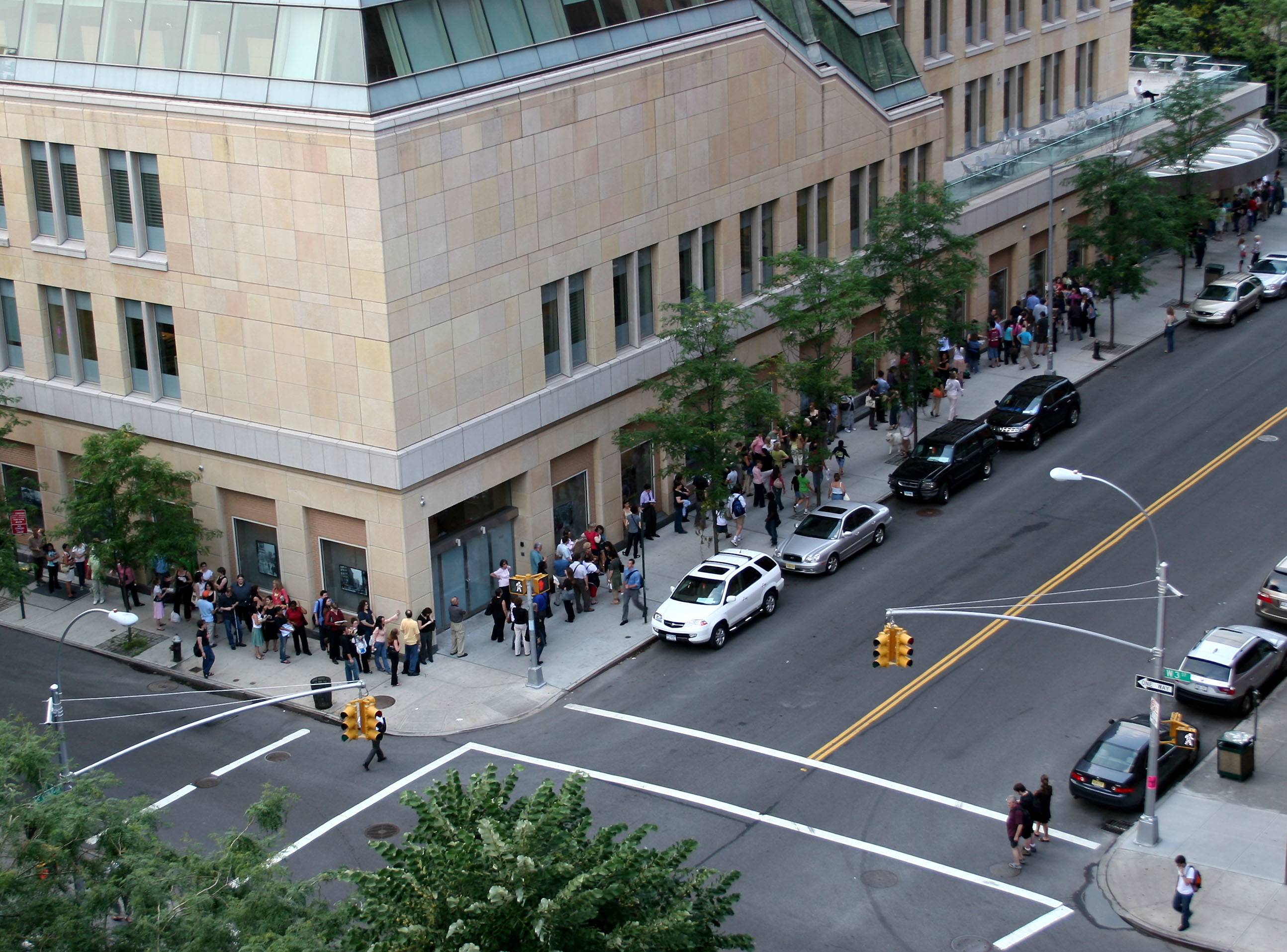 Theater Performance Line at NYU Student Center
