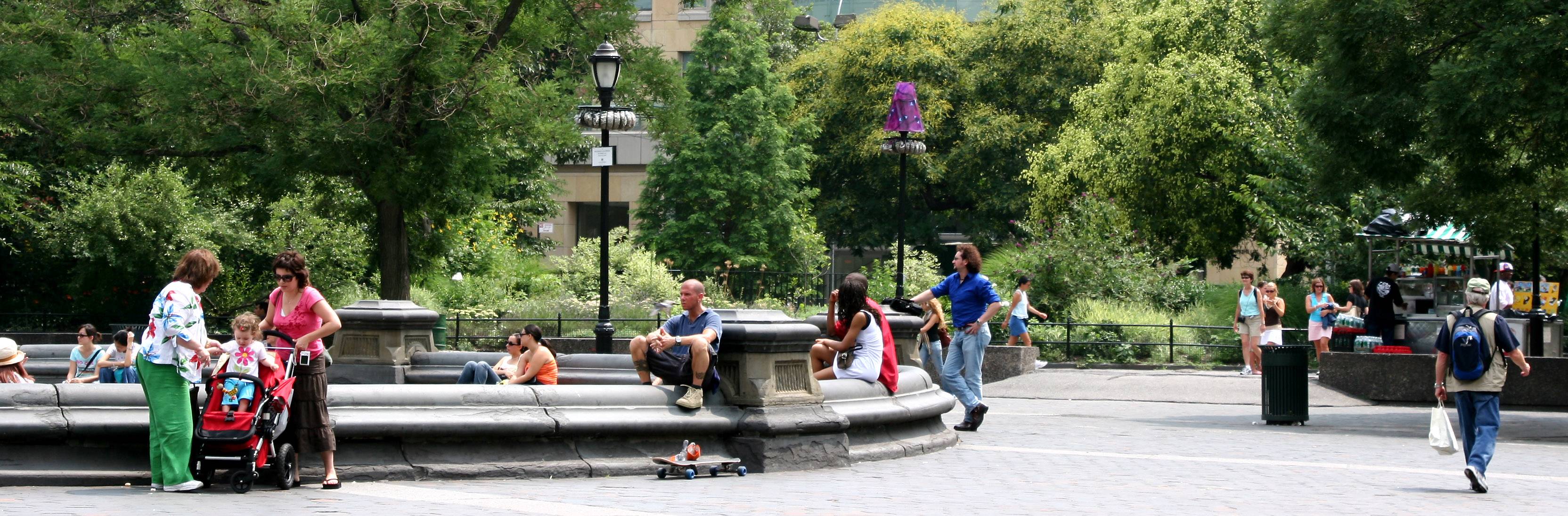 Fountain Plaza Activity