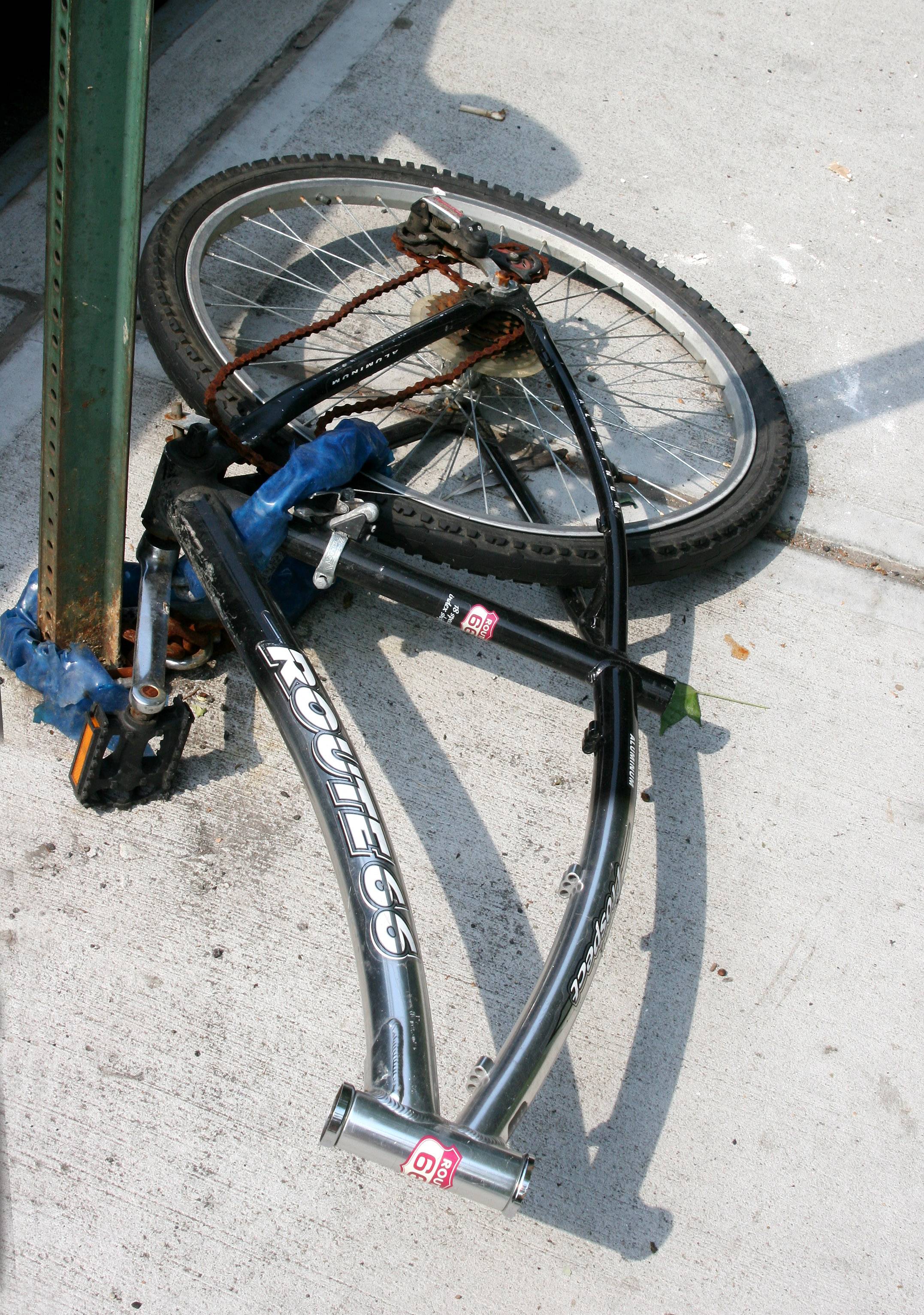 Route 66 Bicycle Ends Up at LaGuardia Place