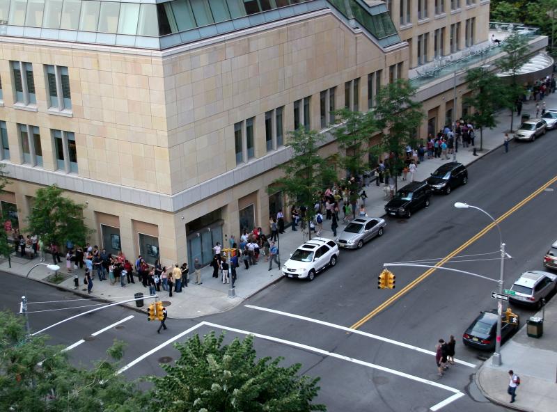 Theater Performance Line at NYU Student Center