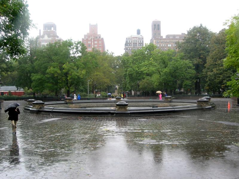 Fountain Plaza - West View