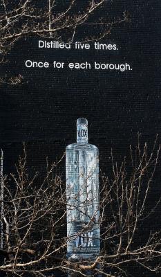 Vodka Billboard & Spring Buds on Houston at West Broadway