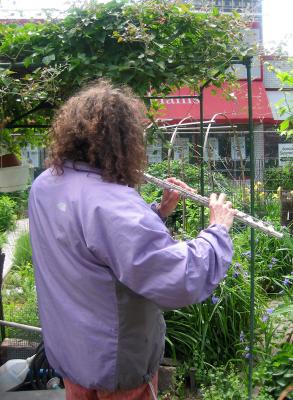 Music in LaGuardia Place Community Garden