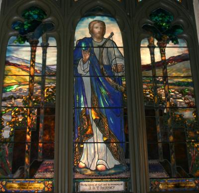 Christ Figure - Tiffany Window