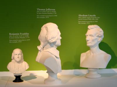 Summer Visitors - Ben Franklin, Thomas Jefferson and Abraham Lincoln