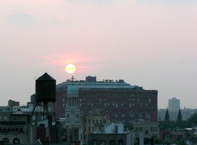 Sunset over West Greenwich Village