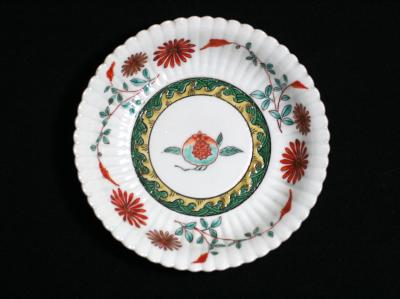Japanese Arita Porcelain Dish, 18-19th century, 5 1/2 inches diameter