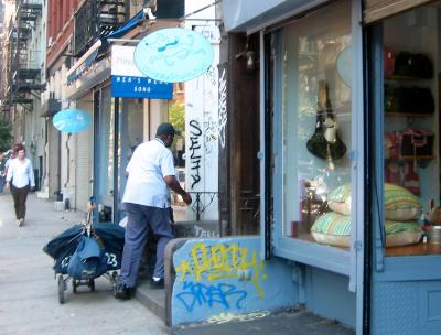 Mail Delivery near Spring Street - Northeast View