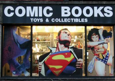 Comic Books - Store Window