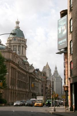 Old NYC Police Headquarters & Downtown Court Buildings