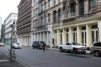 Northwest View of Grand Street at Mercer