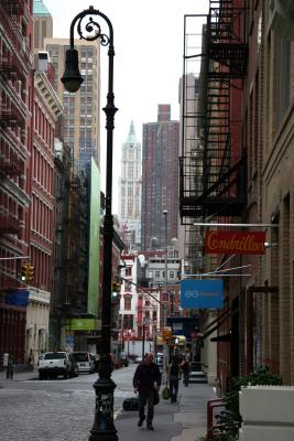 Mercer Street - Downtown View from Broome Street