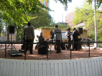 Setting Up for a Jazz Concert