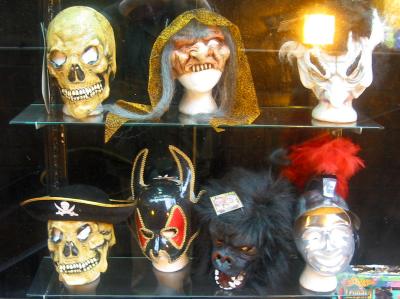 Halloween Masks at Thrifty Drugstore