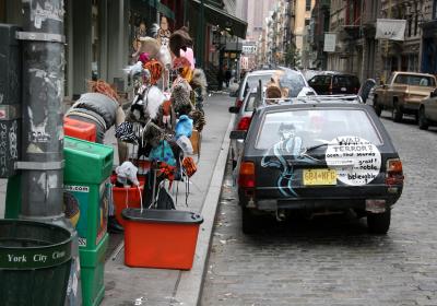 Sidewalk Vender at Mercer Street