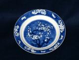 Chinese Blue Hawthorne Plate, Early 18th century