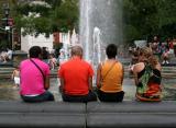 Colorful Tourists