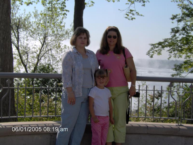 Patricia with her sister,Kristina and niece  Patricia,