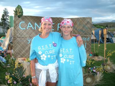 2005RelayforLife-Kim and friend Lisa- another cancer survivor