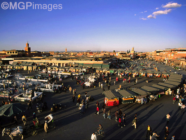 Place Djemaa El Fnaa , Marrakech, Morocco