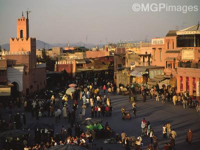 Place Djemaa El Fnaa , Marrakech, Morocco