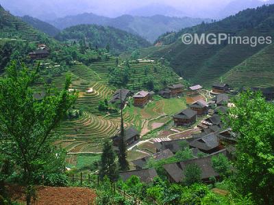 Village near Longsheng, Guangxi, China