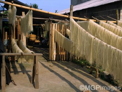 Rice noodels, Yangshuo, Guangxi, China
