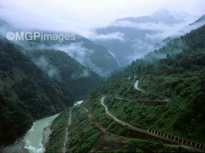 Road to Gangtok, Sikkim, India